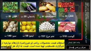 قیمت برخی کالاهای ضروری در
بازارچه های نوارغزه چگونه است؟