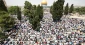 More than 50,000 worshipers perform Friday prayer at Aqsa