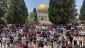 45,000 worshipers perform Friday prayer at Aqsa Mosque