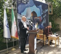 در مراسم «از طوفان الاقصی تا صبح آزادی» مطرح گردید
 حسین مسلمی: امروز در میدان نبرد یک جبهه متحد شکل گرفته است/ ناصر ابوشریف: امروز مقاومت روی پای خود ایستاده که ناشی از استمرار روحیه مقاومت در بین رزمندگان بوده / خالدقدومی: مقاومت فلسطین امروز نیاز دارد