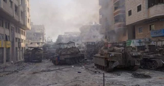 Al-Qassam fighters destroy 12 Israeli army vehicles in Gaza