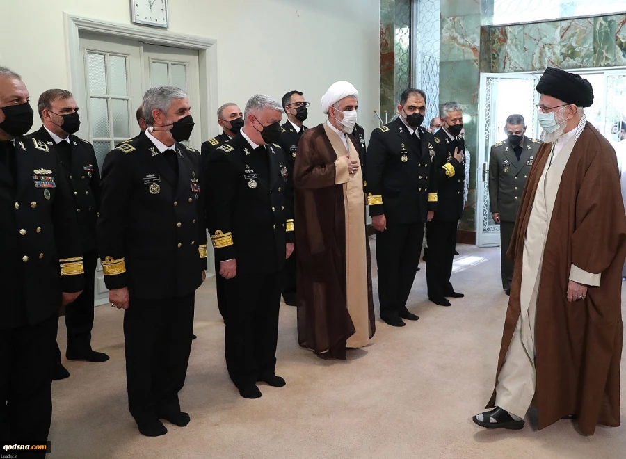 فرماندهان نیروی دریایی ارتش با رهبر انقلاب دیدار کردند 2