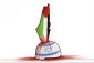 Palestine dagger on the security of the Zionists