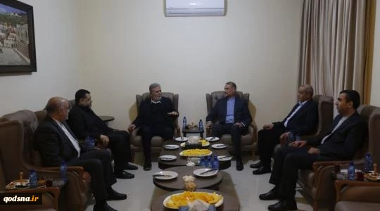 أمير عبد اللهيان يلتقي قادة المقاومة الفلسطينية في بيروت 2