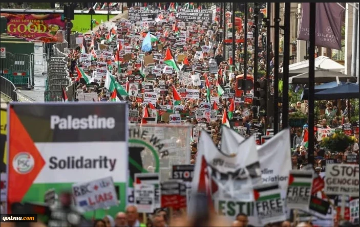 تحالف مؤيد لفلسطين ينظم 100 مسيرة بعشرات الدول
 2