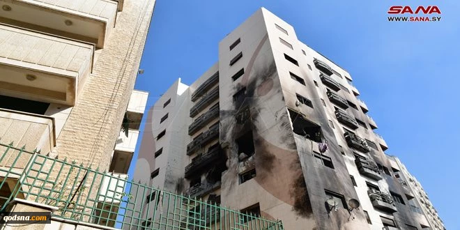 عدوان إسرائيلي يستهدف حي كفرسوسة في دمشق  2