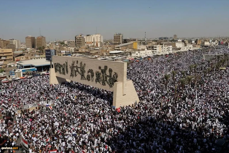 مظاهرة في بغداد تندد بالإبادة الجماعية بغزة
 2
