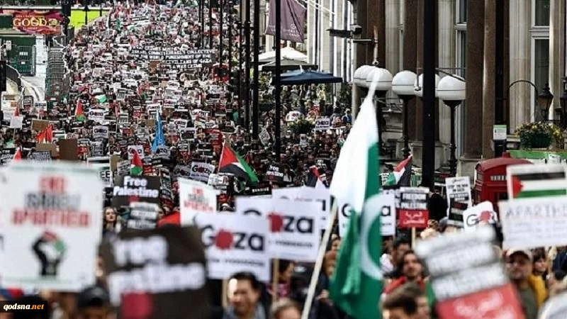 تظاهرات في مدن وعواصم عالمية تنديدا بالعدوان الصهيوني على غزة

 2