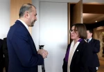 امير عبداللهيان خلال لقائه  رئيسة اللجنة الدولية للصليب الأحمر:

