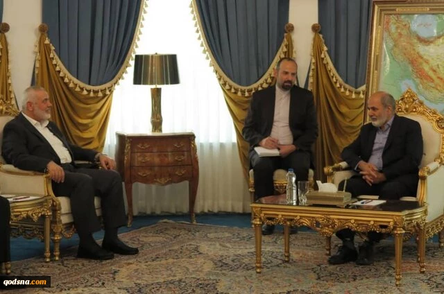 خلال استقباله هنية والنخالة..

امين المجلس الاعلى للامن القومي الايراني:  2