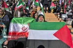 تجمع قرآني حاشد بطهران تنديدا بالعدوان الصهيوني على غزة 2