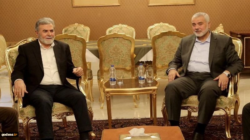 لقاء هنية والنخالة في طهران: ندعو الأمة لتوسيع رقعة التحدي للاحتلال بكل الوسائل  2