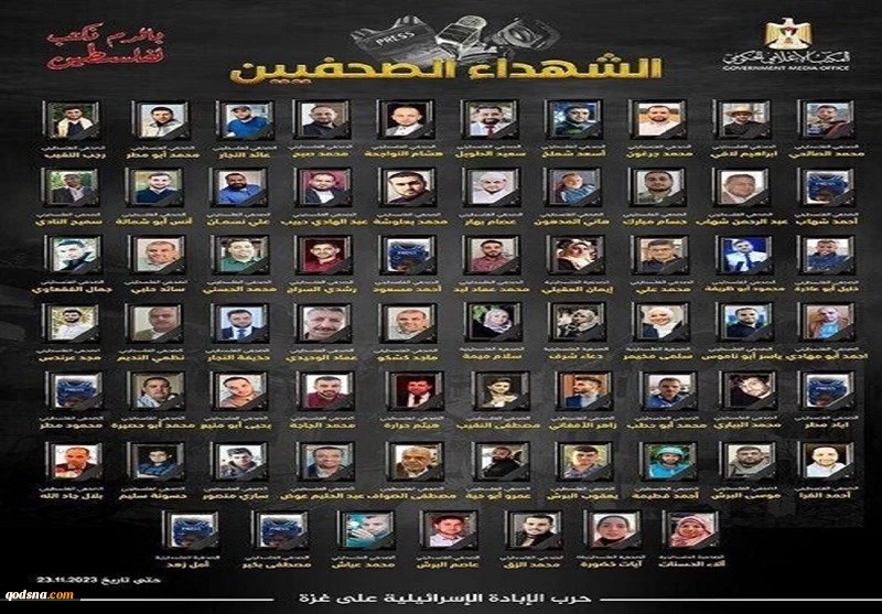 ارتفاع عدد الصحفيين الشهداء منذ بدء العدوان الصهيوني على غزة إلى 141 2