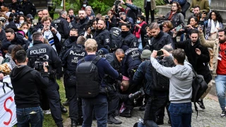 Police disperse pro-Palestine student protest in Berlin
