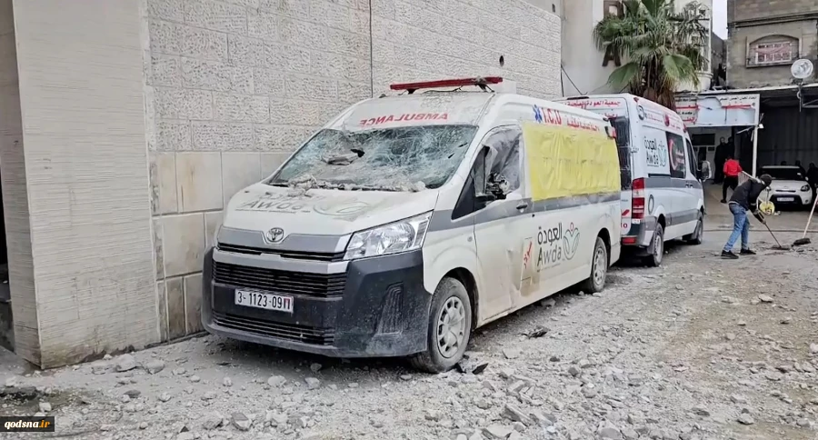 Zionist troops surround Gaza hospital, prevent medical activities