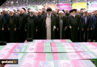 IRI Leader performs prayers over bodies of president Raisi, entourage