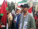 مراسم استقبال از خانواده‌های شهدا و بازماندگان مظلوم غزه در میدان فلسطین تهران 8