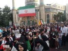 مراسم استقبال از خانواده‌های شهدا و بازماندگان مظلوم غزه در میدان فلسطین تهران 10