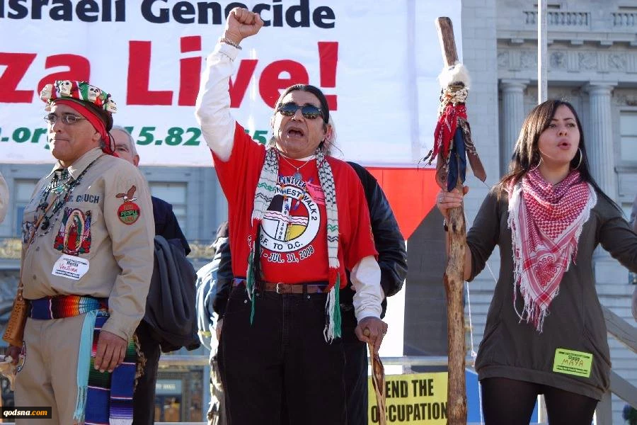 Native Americans liken US colonialism to Zionist expansionism 2