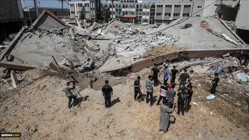 Iran FM spox:

Zionist regime’s attack on Gaza school exposes West’s dark side 2