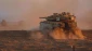 Palestinian fighters target Merkava-4 tanks