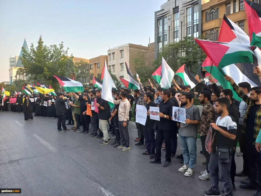 Iranian students oppose Zionists’ participation at Olympics 2