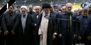 Ayatollah Khamenei leads funeral prayers for assassinated Hamas leader