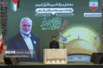 اقامة مراسم تأبين للشهيد هنية في مصلى الامام الخميني بطهران 2