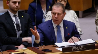 Hawkish Israeli envoy:

UN building must be wiped off from earth