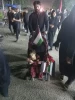 تصاویر ارسالی خبرنگار قدسنا از پیاده روی زائران اربعین حسینی با پرچم فلسطین در مسیر کربلا(بخش چهارم) 5
