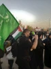 تصاویر ارسالی خبرنگار قدسنا از زائران پیاده روی اربعین حسینی با پرچم فلسطین در مسیر کربلا (بخش ششم) 3