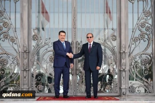 استقبال السیسی از نخست وزیر عراق