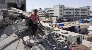 Rights group:

Israel bombed 16 schools in Gaza in one month