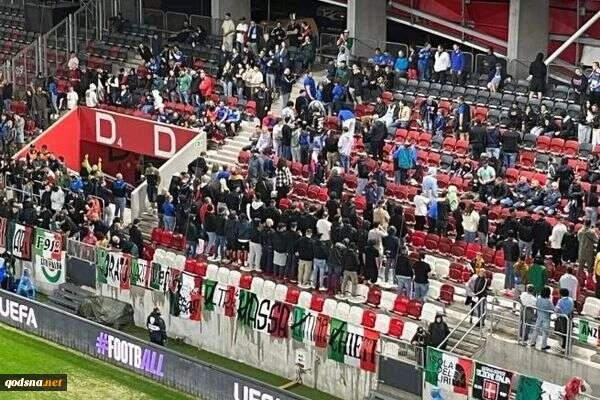 هكذا تعاطف جماهير المنتخب الإيطالي مع فلسطين 2