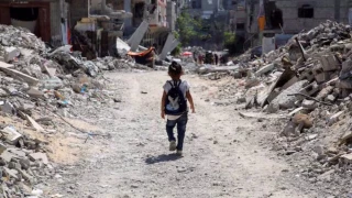 45,000 Palestinian children in Gaza are missing their first day of school, UN says