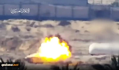 المقاومة في غزة تستهدف موقعاً هندسياً للاحتلال في "نتساريم".. وتفجّر ناقلة جند في رفح 2