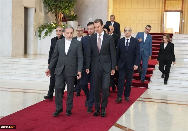 وزير الخارجية الإيراني يلتقي الرئيس السوري  2