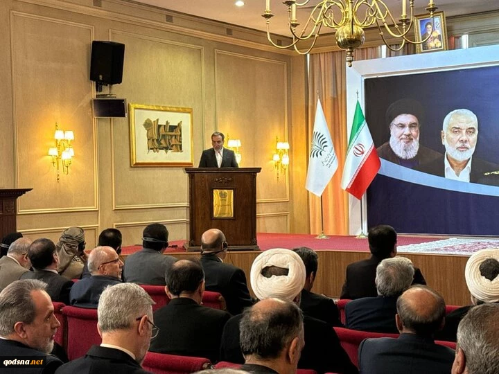 خلال كلمته في ندوة "طوفان الأقصى؛ بداية نصر الله"

وزير الخارجية الإيراني: المقاومة لم تكن ولن تقوم على شخص/ الاستشهاد يعزز وحدة المقاومة 2