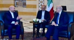 رئيس البرلمان الايراني يلتقي رئيس الوزراء اللبناني في بيروت 2