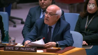بغض و اشک سفیر فلسطین در سازمان ملل بر آنچه در غزه می‌گذرد
