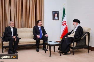 رهبر انقلاب در دیدار نخست وزیر عراق:

باید در مقابل  اشغالگری آمریکایی ها در عراق با جدیت ایستاد | حشدالشعبی از مولفه‌های مهم قدرت در عراق است و باید بیش از پیش به حفظ و تقویت آن اهتمام داشت