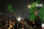 تصاویری از جشن و شادی فلسطینیان در رام الله پس از آزادی اولین گروه از اسرای فلسطینی 3