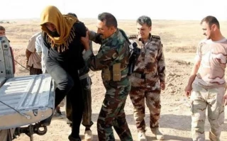 بازداشت عنصر داعشی در بغداد توسط نیروهای حشد شعبی