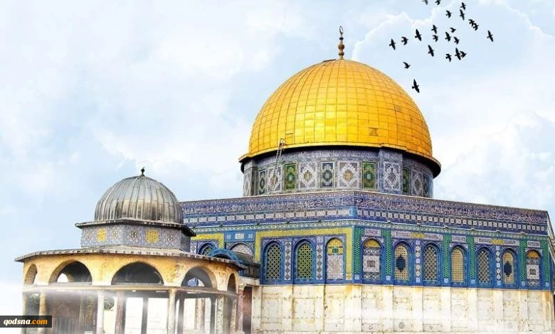 جشن فلسطینی‌ ها در مسجد الاقصی پس از آتش‌ بس 2