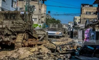 Zionist regime razes mosque in Jenin camp