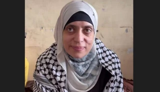 هذا ما قالته زوجة الشهيد محمد الضيف في أول ظهوره