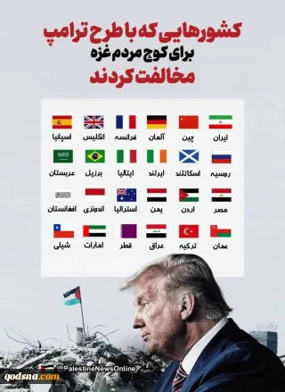 مخالفت‌های بین‌المللی به پیشنهاد ترامپ برای کوچ  فلسطینی‌ها از غزه