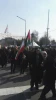 پرچم فلسطین در دستان شرکت کنندگان در راهپیمایی 22 بهمن در تهران 2