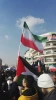 پرچم فلسطین در دستان شرکت کنندگان در راهپیمایی 22 بهمن در تهران 3