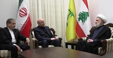 دیدار قالیباف و عراقچی با شیخ نعیم قاسم قبل از ترک لبنان  2
